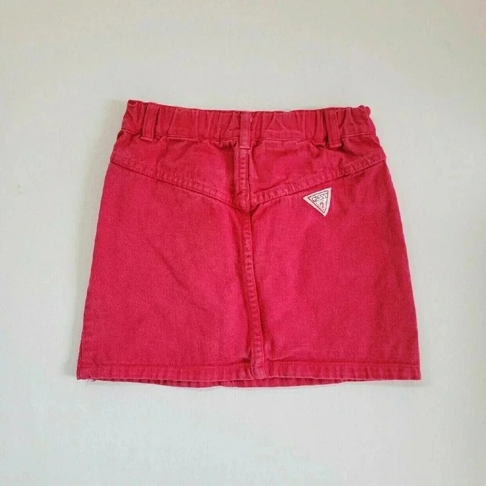 Guess Skirt Made USA Vintage 6 Girls
